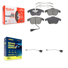 SIM KSW-100429 Disc Brake Pad for 2017-2018 Volkswagen Tiguan, Volkswagen Tiguan Limited - Front