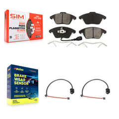 SIM KSW-100433 Disc Brake Pad for 2012-2013 Audi TT Quattro - Front