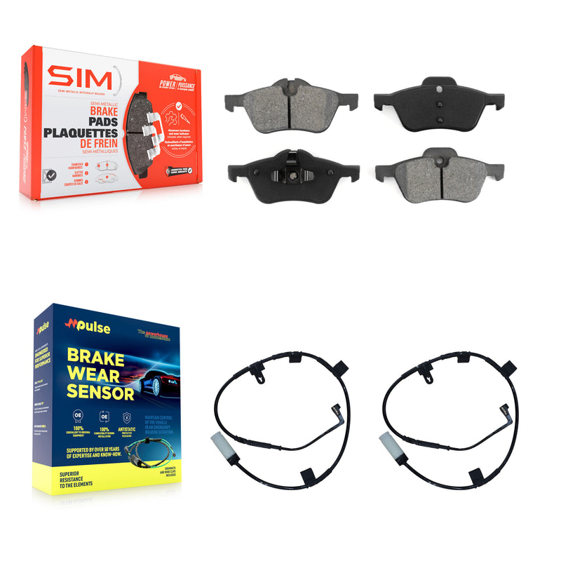 SIM KSW-100443 Disc Brake Pad for 2007-2008 Mini Cooper - Front