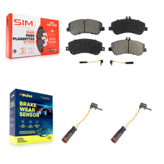 SIM KSW-100453 Disc Brake Pad for 2010-2015 Mercedes-Benz GLK250, Mercedes-Benz GLK350 - Front