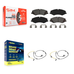 SIM KSW-100461 Disc Brake Pad for 2014-2017 Land Rover Discovery, Land Rover Range Rover, Land Rover Range Rover Sport - Front