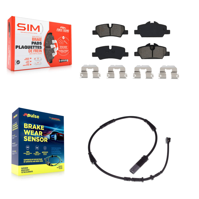 SIM KSW-100489 Disc Brake Pad for 2015-2022 Mini Cooper - Rear