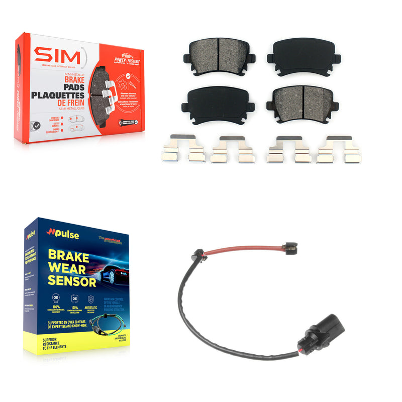 SIM KSW-100506 Disc Brake Pad for 2011 Audi A6 - Rear