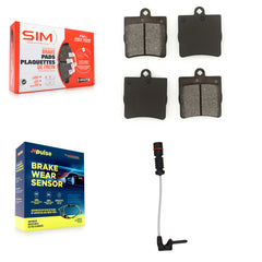 SIM KSW-100537 Disc Brake Pad for 1998-2008 Chrysler Crossfire, Mercedes-Benz C230 and More - Rear