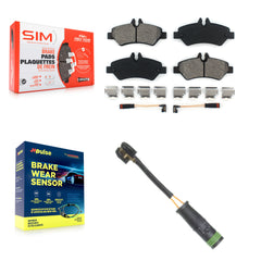 SIM KSW-100541 Disc Brake Pad for 2007-2018 Mercedes-Benz Sprinter 3500, Freightliner Sprinter 2500 - Rear