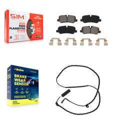 SIM KSW-100568 Disc Brake Pad for 2006-2012 Land Rover Range Rover - Rear