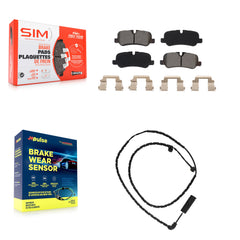 SIM KSW-100569 Disc Brake Pad for 2011 Land Rover Range Rover - Rear