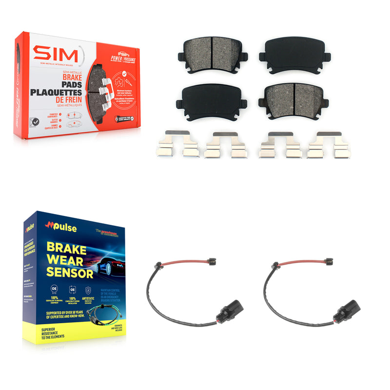 SIM KSW-100587 Disc Brake Pad for 2011 Audi A6 - Rear