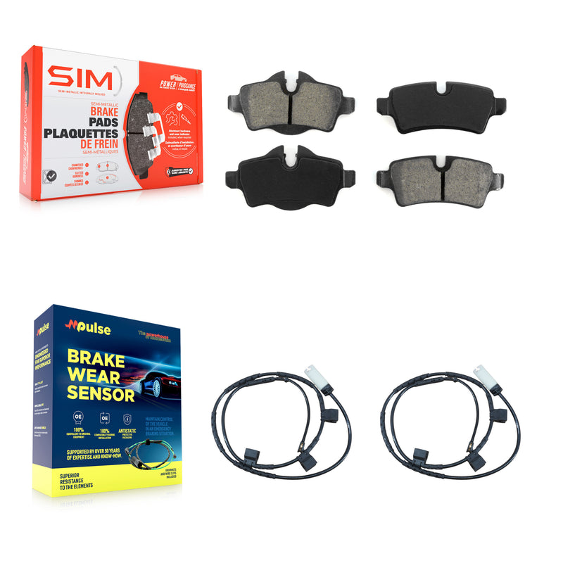 SIM KSW-100590 Disc Brake Pad for 2011-2015 Mini Cooper - Rear
