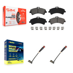 SIM KSW-100610 Disc Brake Pad for 2009-2018 Mercedes-Benz Sprinter 3500, Dodge Sprinter 3500 - Rear