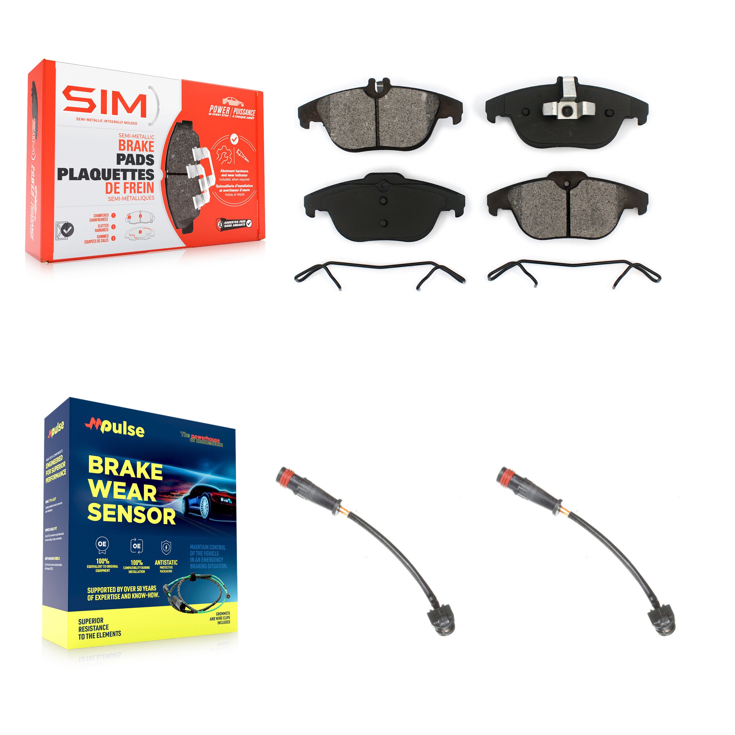 SIM KSW-100615 Disc Brake Pad for 2011 Mercedes-Benz C63 AMG - Rear