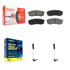 SIM KSW-100617 Disc Brake Pad for 2000 Mercedes-Benz C43 AMG - Rear