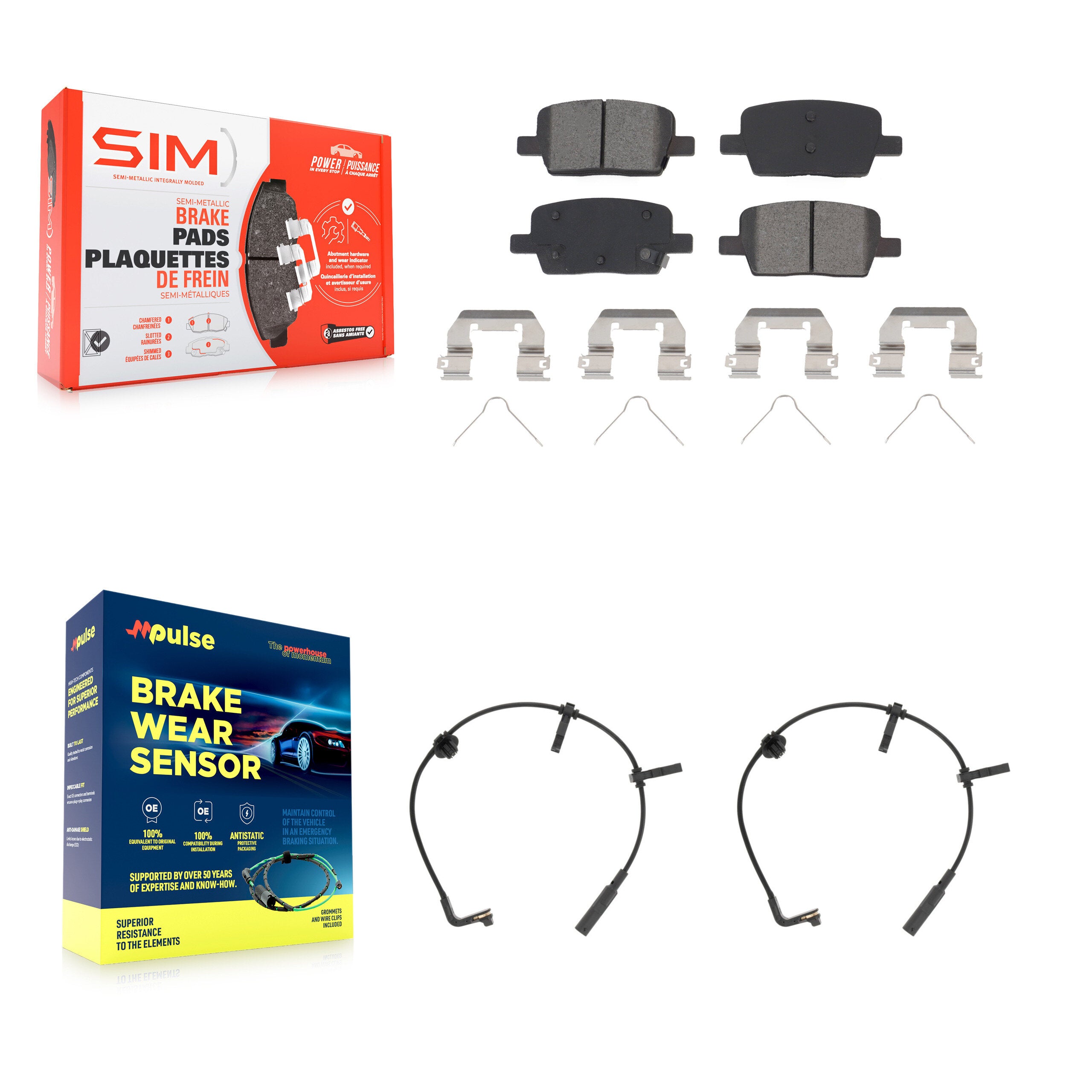 SIM KSW-100621 Disc Brake Pad for 2020 Cadillac CT6 - Rear