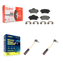 SIM KSW-100637 Disc Brake Pad for 2012-2020 Mercedes-Benz GLE400, Mercedes-Benz GLE43 AMG and More - Rear