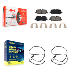 SIM KSW-100651 Disc Brake Pad for 2006-2012 Land Rover Range Rover - Rear