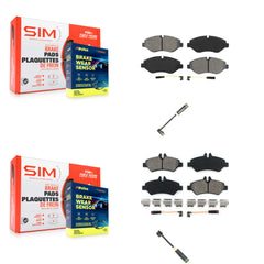 SIM KSW-100670 Disc Brake Pad for 2007-2009 Freightliner Sprinter 2500 - Front and Rear