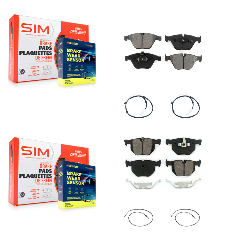 SIM KSW-100678 Disc Brake Pad for 2011-2013 BMW 335i xDrive - Front and Rear