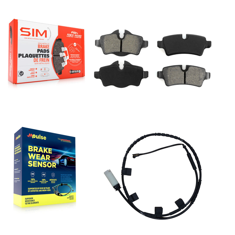 SIM KSW-100704 Disc Brake Pad for 2013 Mini Cooper - Rear