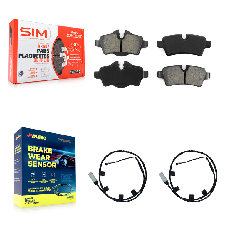 SIM KSW-100705 Disc Brake Pad for 2013 Mini Cooper - Rear