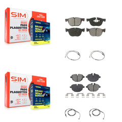 SIM KSW-100720 Disc Brake Pad for 2016-2018 BMW X4 - Front and Rear