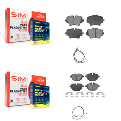 SIM KSW-100742 Disc Brake Pad for 2019-2021 BMW X4 - Front and Rear