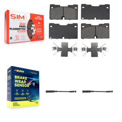 SIM KSW-100770 Disc Brake Pad for 2019-2024 Chevrolet Silverado 1500, Chevrolet Silverado 1500 LTD and More - Front
