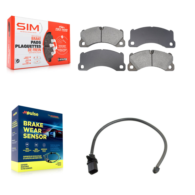 SIM KSW-100785 Disc Brake Pad for 2015-2018 Porsche Macan - Front