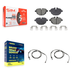 SIM KSW-100806 Disc Brake Pad for 2011-2018 BMW X4, BMW X3 - Rear