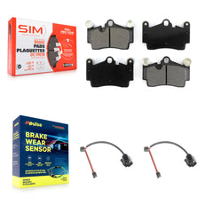 SIM KSW-100809 Disc Brake Pad for 2003-2015 Audi Q7, Porsche Cayenne, Volkswagen Touareg - Rear