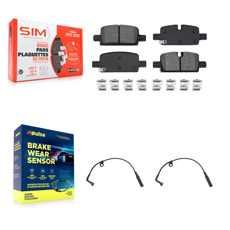 SIM KSW-100811 Disc Brake Pad for 2019-2024 Cadillac LYRIQ, Chevrolet Colorado and More - Rear