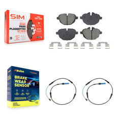 SIM KSW-100813 Disc Brake Pad for 2017-2023 BMW 530e, BMW 530e xDrive and More - Rear