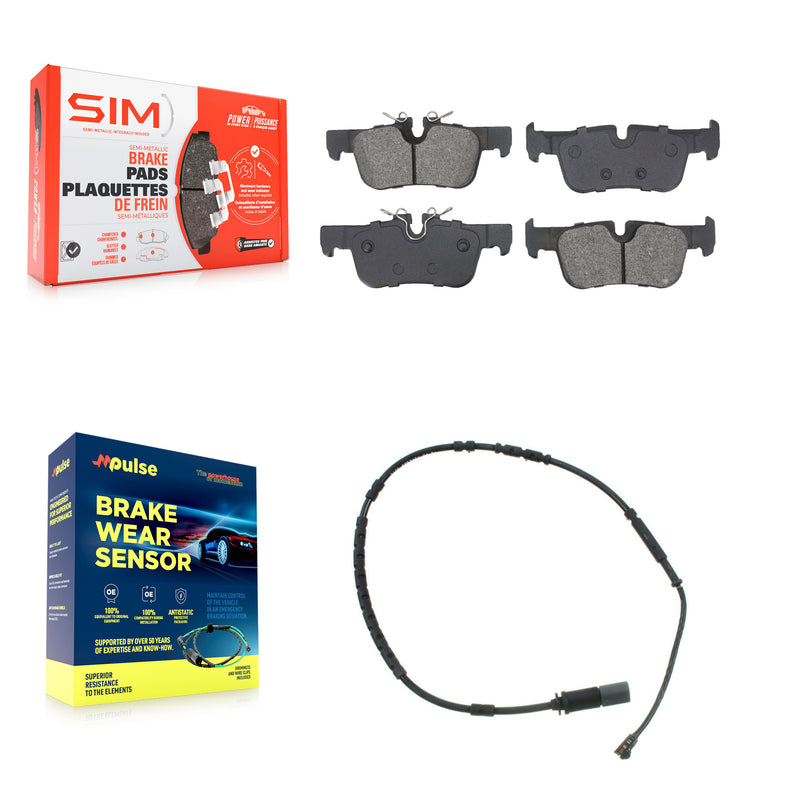 SIM KSW-100827 Disc Brake Pad for 2014-2021 BMW i3, BMW i3s - Rear