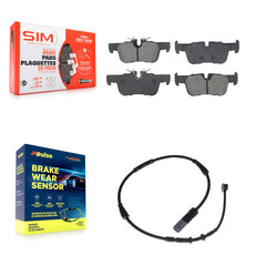SIM KSW-100828 Disc Brake Pad for 2016-2022 BMW 228i Gran Coupe, BMW X1 and More - Rear