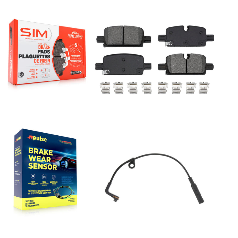 SIM KSW-100833 Disc Brake Pad for 2019-2024 Cadillac LYRIQ, Chevrolet Colorado and More - Rear