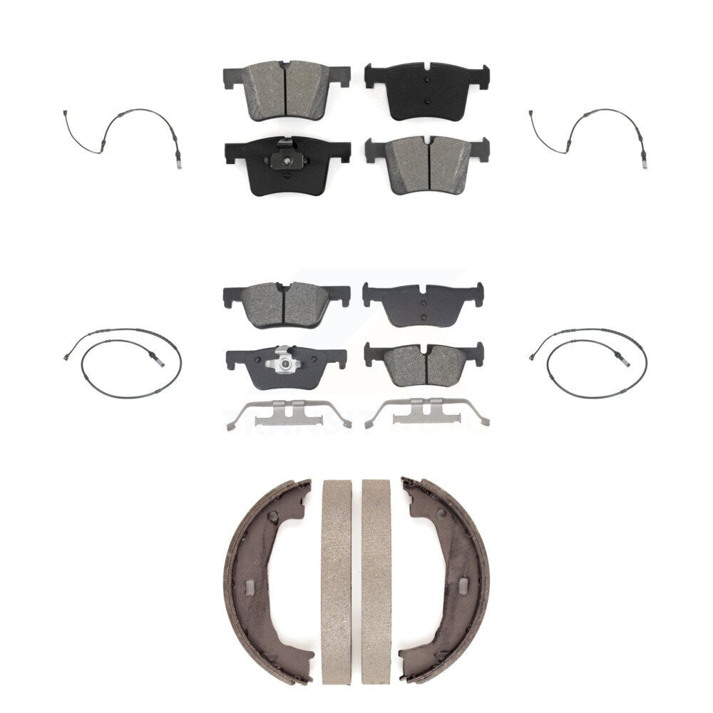 SIM KSW-100836 Disc Brake Pad for 2012-2018 BMW 328d, BMW 320i xDrive, BMW 320i - Front and Rear