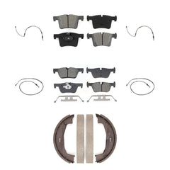 SIM KSW-100836 Disc Brake Pad for 2012-2018 BMW 328d, BMW 320i xDrive, BMW 320i - Front and Rear
