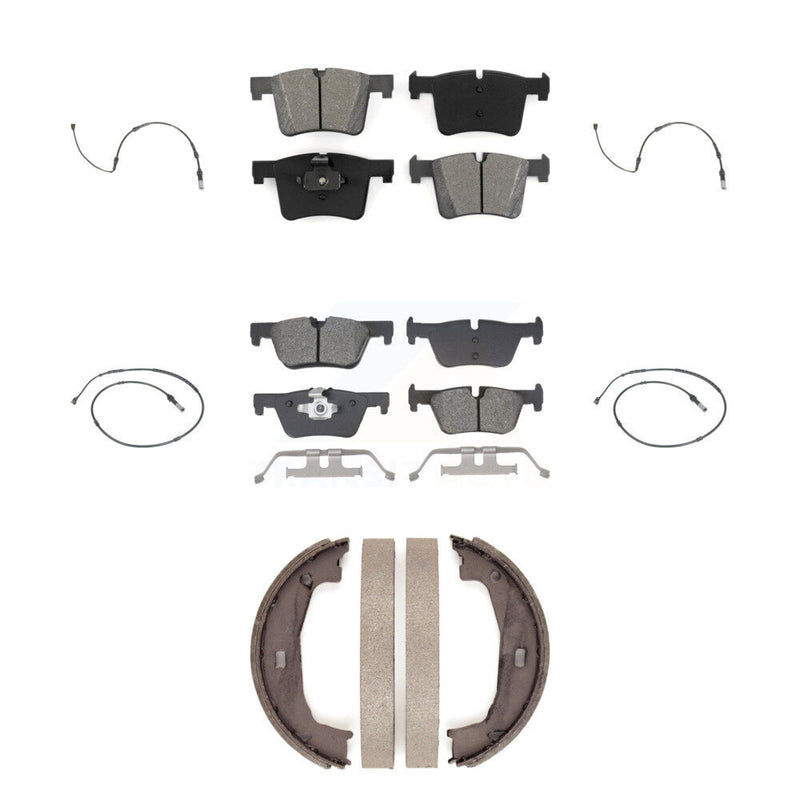 SIM KSW-100836 Disc Brake Pad for 2012-2018 BMW 328d, BMW 320i xDrive, BMW 320i - Front and Rear