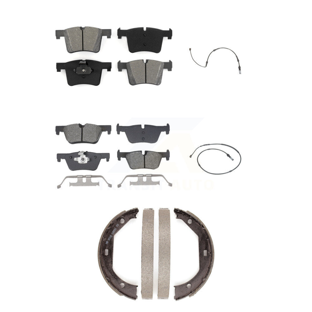 SIM KSW-100837 Disc Brake Pad for 2013-2018 BMW 328d xDrive, BMW 320i xDrive - Front and Rear