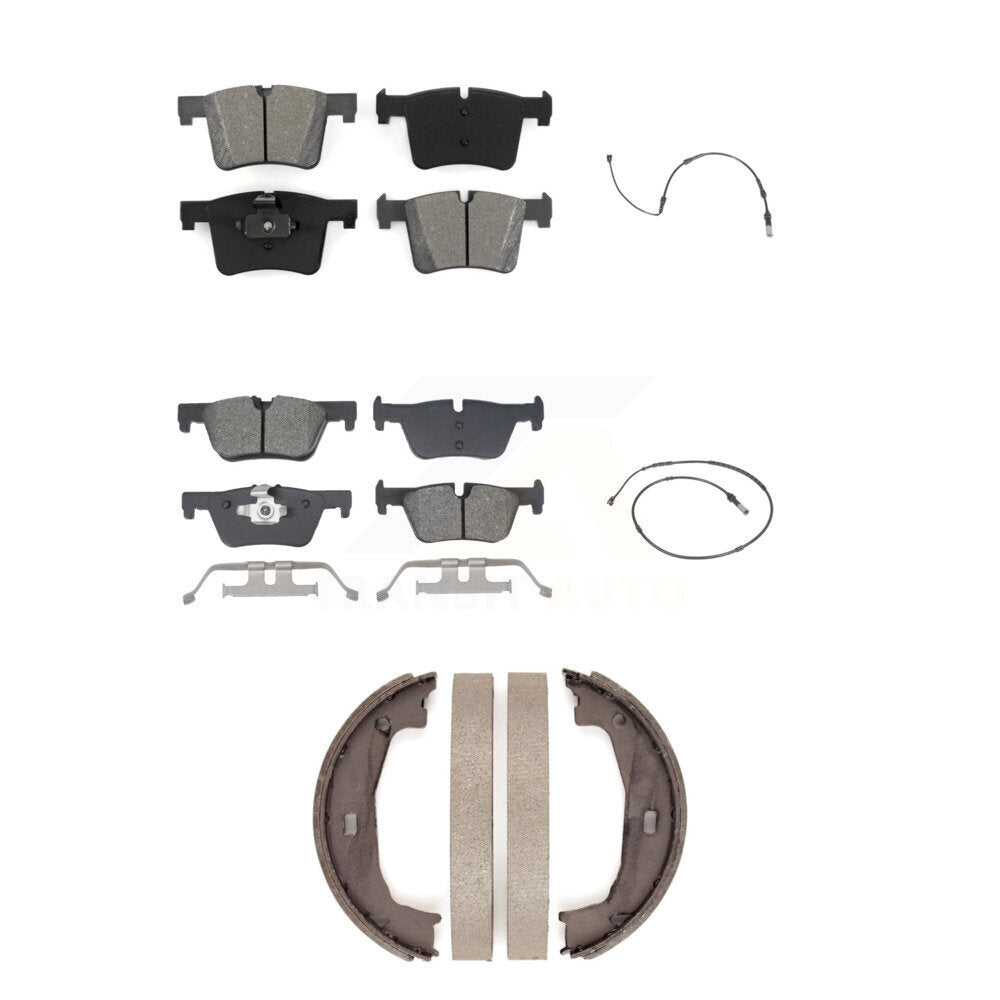 SIM KSW-100838 Disc Brake Pad for 2012-2018 BMW 328d, BMW 320i xDrive, BMW 320i - Front and Rear
