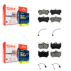 SIM KSW-100840 Disc Brake Pad for 2011 Audi Q7 - Front and Rear
