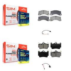SIM KSW-100844 Disc Brake Pad for 2008-2010 Porsche Cayenne - Front and Rear
