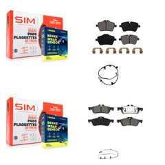 SIM KSW-100861 Disc Brake Pad for 2007-2008 Mini Cooper - Front and Rear