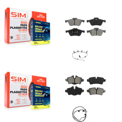 SIM KSW-100866 Disc Brake Pad for 2007-2008 Mini Cooper - Front and Rear