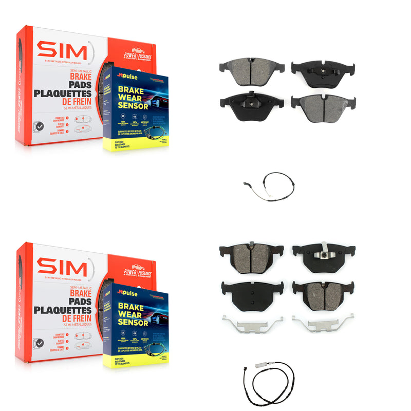 SIM KSW-100867 Disc Brake Pad for 2013 BMW X1 - Front and Rear
