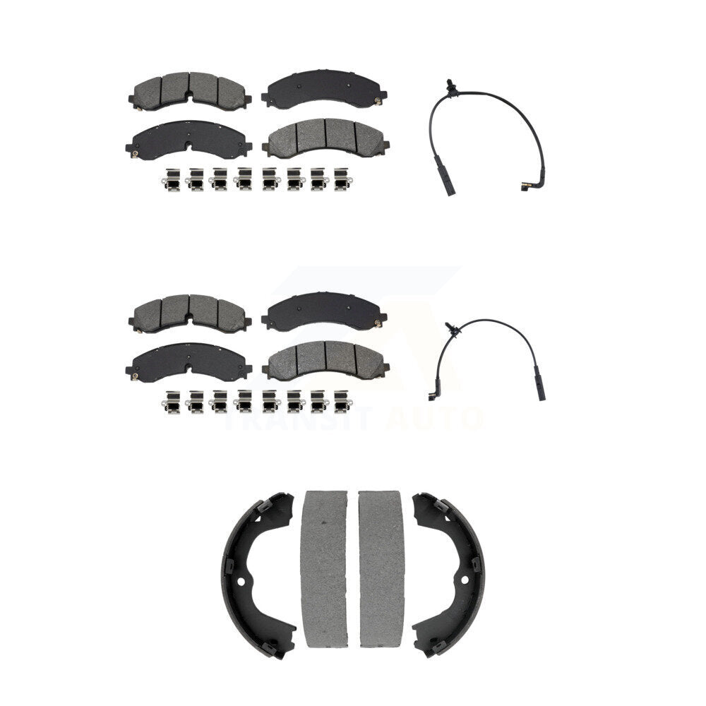 SIM KSW-100887 Disc Brake Pad for 2023-2024 Chevrolet Silverado 2500 HD, Chevrolet Silverado 3500 HD and More - Front and Rear