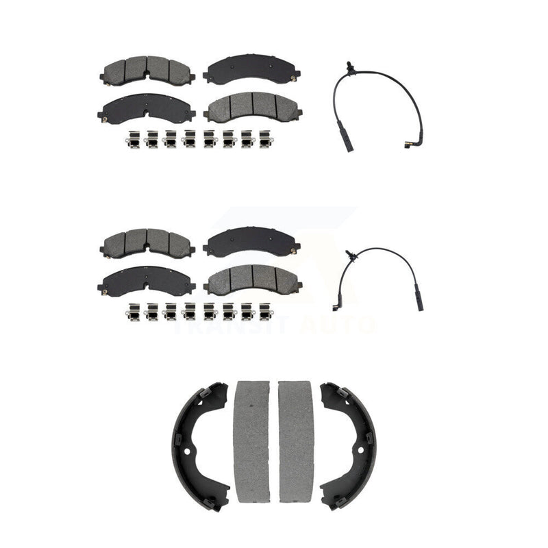 SIM KSW-100887 Disc Brake Pad for 2023-2024 Chevrolet Silverado 2500 HD, Chevrolet Silverado 3500 HD and More - Front and Rear
