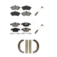 SIM KSW-100889 Disc Brake Pad for 2008-2015 Mercedes-Benz C250, Mercedes-Benz C300, Mercedes-Benz C230 - Front and Rear