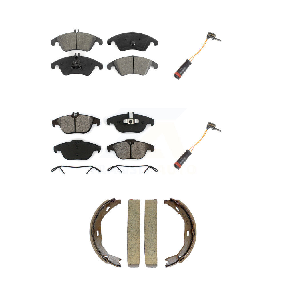 SIM KSW-100890 Disc Brake Pad for 2008-2017 Mercedes-Benz E400, Mercedes-Benz E550 and More - Front and Rear