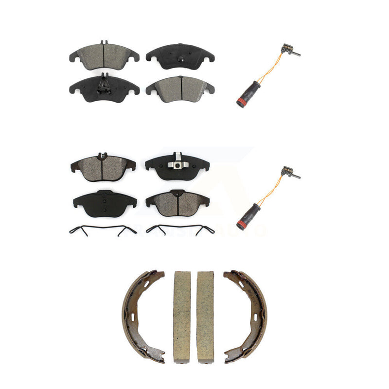 SIM KSW-100890 Disc Brake Pad for 2008-2017 Mercedes-Benz E400, Mercedes-Benz E550 and More - Front and Rear