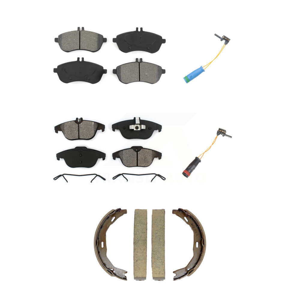 SIM KSW-100891 Disc Brake Pad for 2012 Mercedes-Benz C250 - Front and Rear